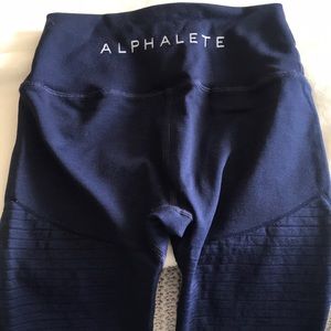 ALPHALETE REVIVAL blue leggings